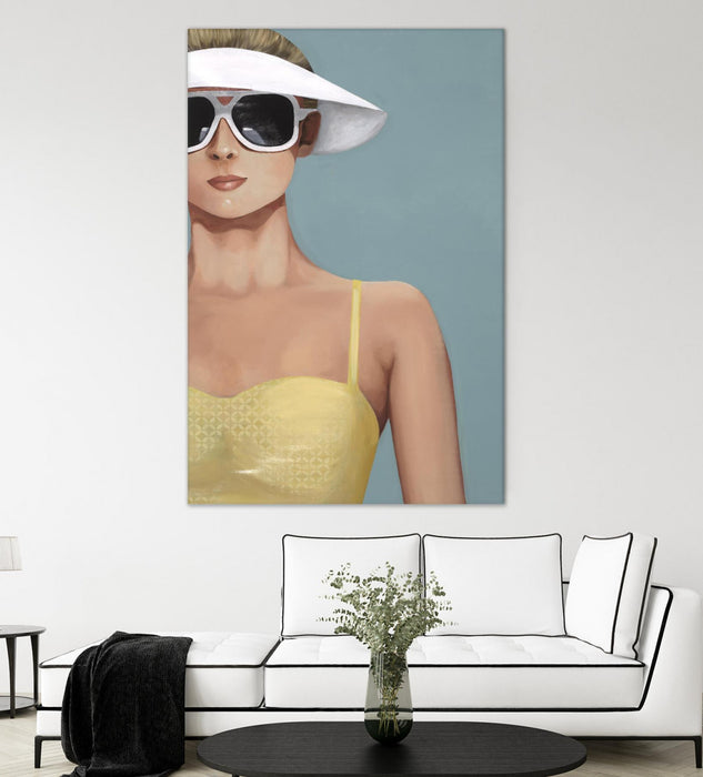 Œuvre d’art murale Giant Art « Glamour Rays » 84 x 54