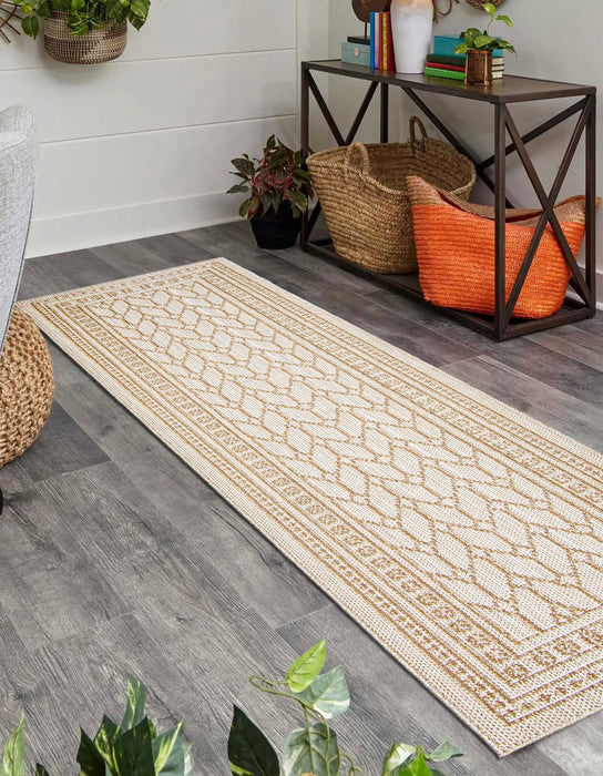 Carpette Thandazile taupe - 2 pi 6 po x 12 pi 0 po