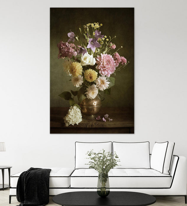 Œuvre d’art murale Giant Art « Bouquet Ii » 72 x 48