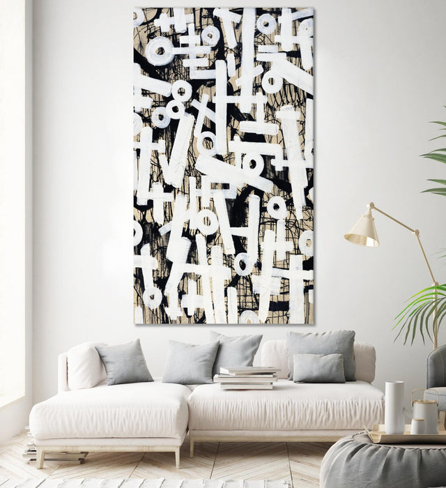 Œuvre d’art murale Giant Art « Strapped I » 84 x 48