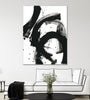 "Onyx Gesture Ii" Giant Art 72x54 Wall Art