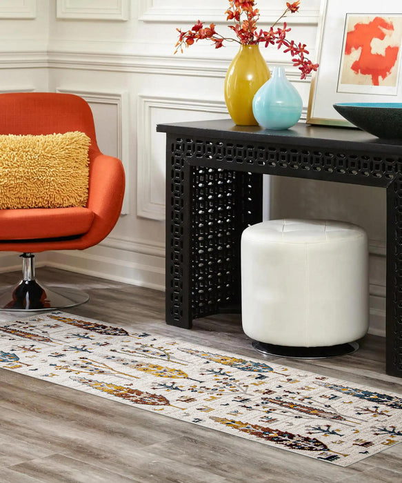 Carpette Pine ivoire lavable à la machine - 2 pi 6 po x 8 pi 0 po