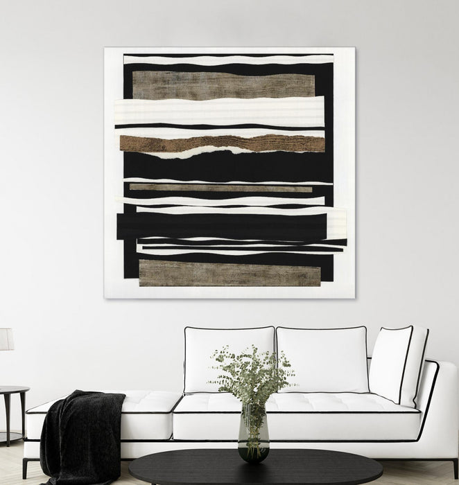 Œuvre d’art murale Giant Art « Time After Time Ii » 72 x 72