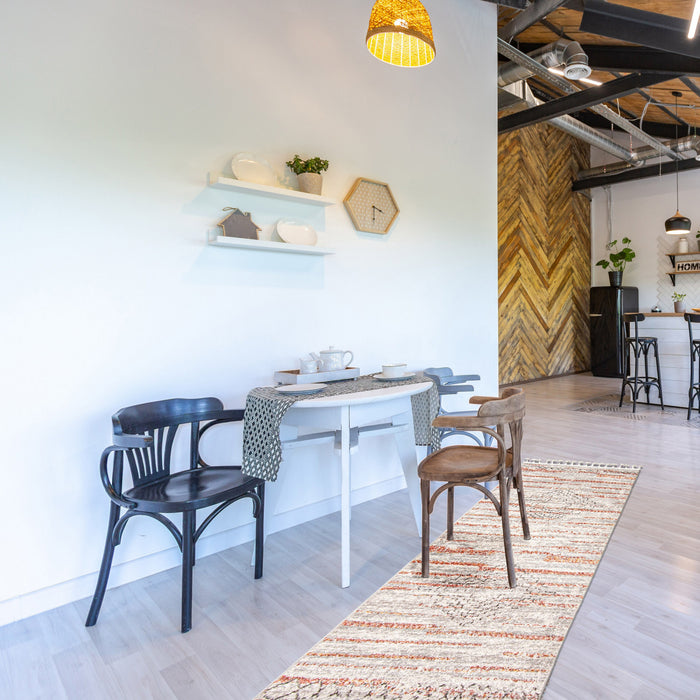  Carpette Vera Aztec ivoirecuivre - 2 pi 7 po x 8 pi 4 po