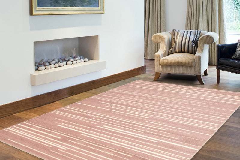 Carpette Faith rose-crème - 3 pi 11 pox 5 pi 7 po