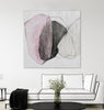 "Tickled With Pink" Giant Art 54x54 Wall Art