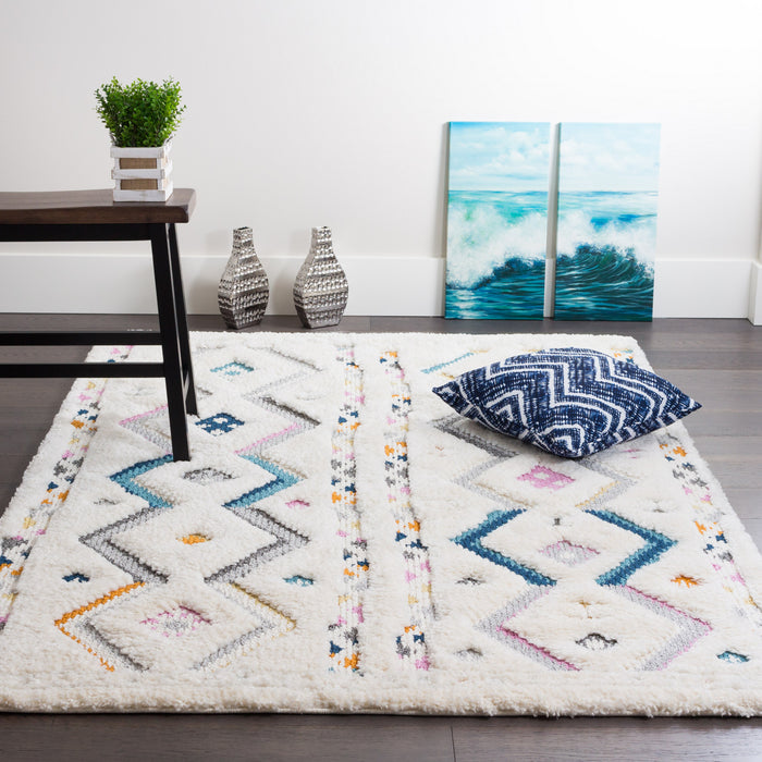 Carpette Lola à motifs de chevrons 7 x 10