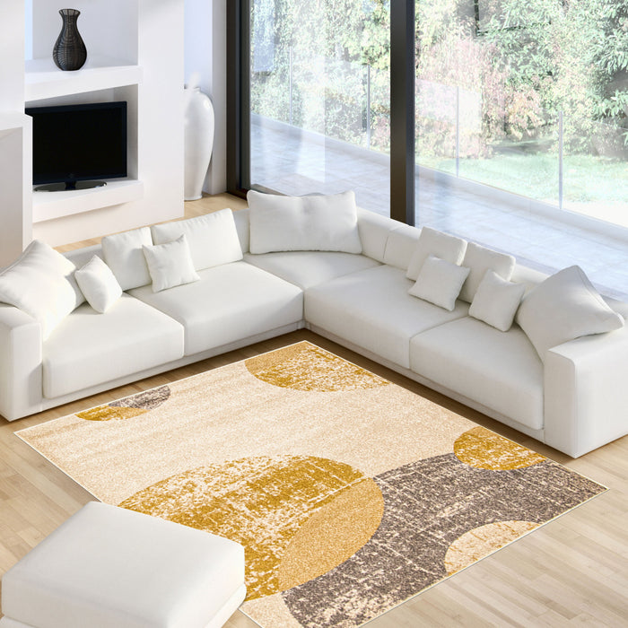 Carpette Ellegance ivoiredoré 6 pi 7 po x 9 pi 6 po