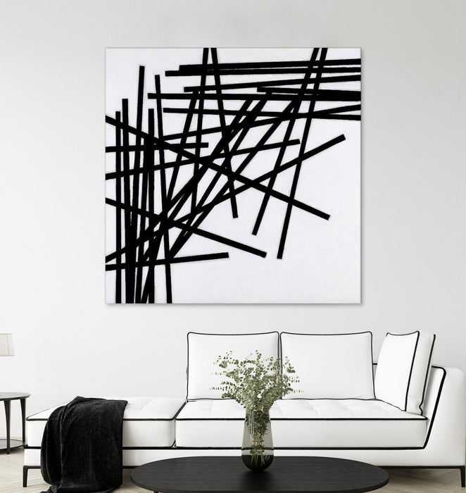 Œuvre d’art murale Giant Art « Alumettes » 54 x 54