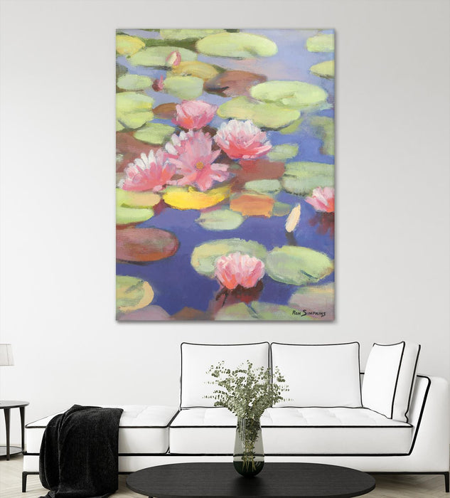 Œuvre d’art murale Giant Art « Passion In Pink » 72 x 54