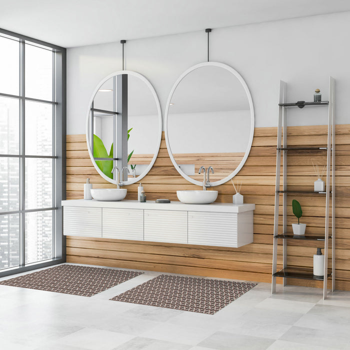 Carpette Bellezza noire 2 pi 2 po x 6 pi 0 po - Ensemble de 2