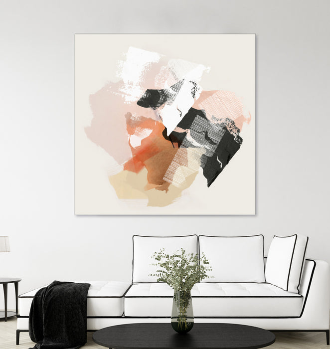 Œuvre d’art murale Giant Art « New Dawn I » 54 x 54