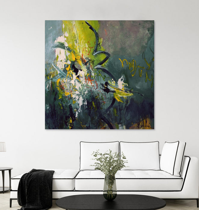Œuvre d’art murale Giant Art « Happiness » 54 x 54