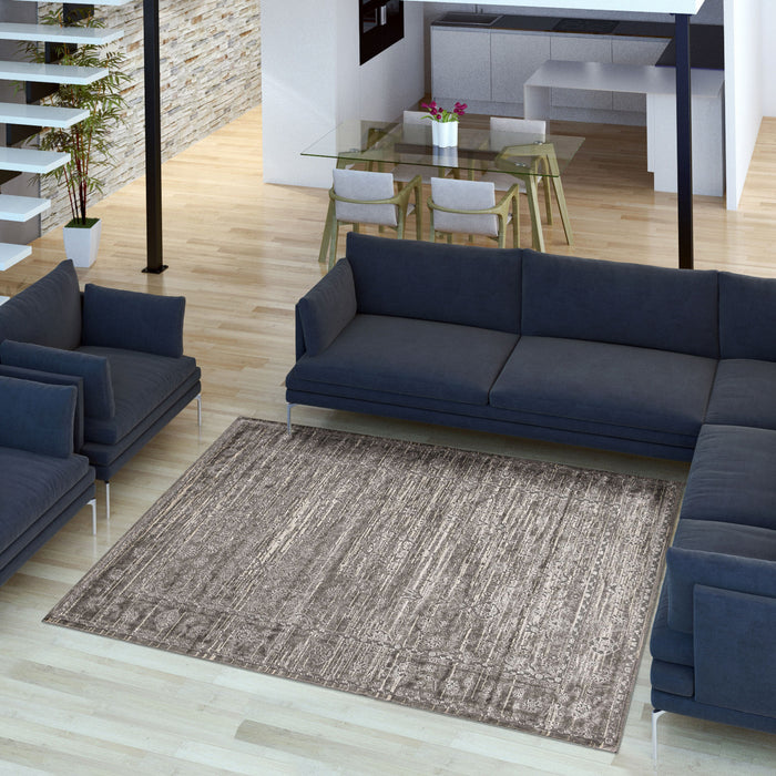 Carpette Shaleigh grise 3 pi 11 po x 5 pi 11 po