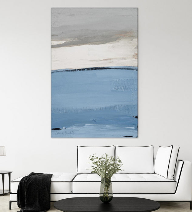 Œuvre d’art murale Giant Art « Blue Flatlands I » 72 x 48