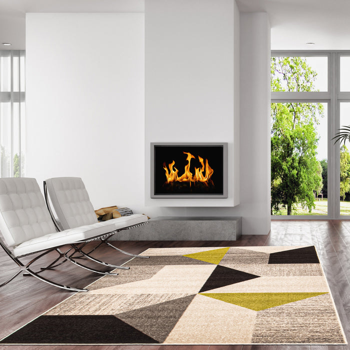 Carpette Hadley grisvert 6 pi 7 po x 9 pi 6 po