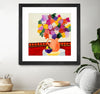 "Taking In The Love" Matted and Framed Black 36x36 Wall Art