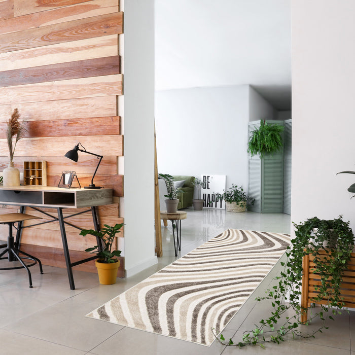 Carpette Nikkos ivoire 2 pi 8 po x 4 pi 11 po