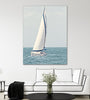 "Sailboat In The Ocean" Giant Art 72x54 Wall Art