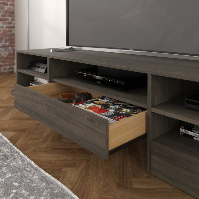 Meuble pour téléviseur Nordika de 72 po - gris foncé