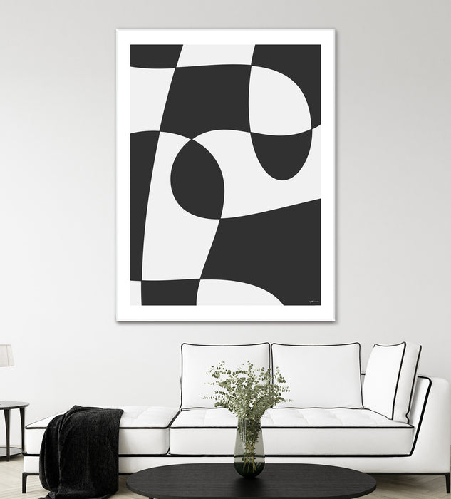 Œuvre d’art murale Giant Art « Forms Of Art Iv » 72 x 54