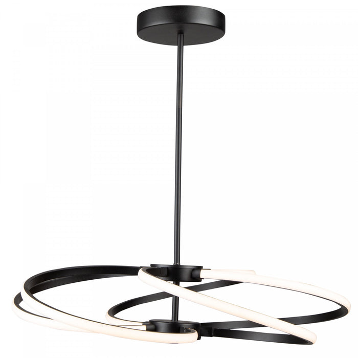 Luminaire suspendu Equinox noir à DEL de 40 W