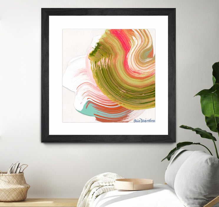 Œuvre d’art murale encadrée noire et mate « Night On The Town » 36 x 36