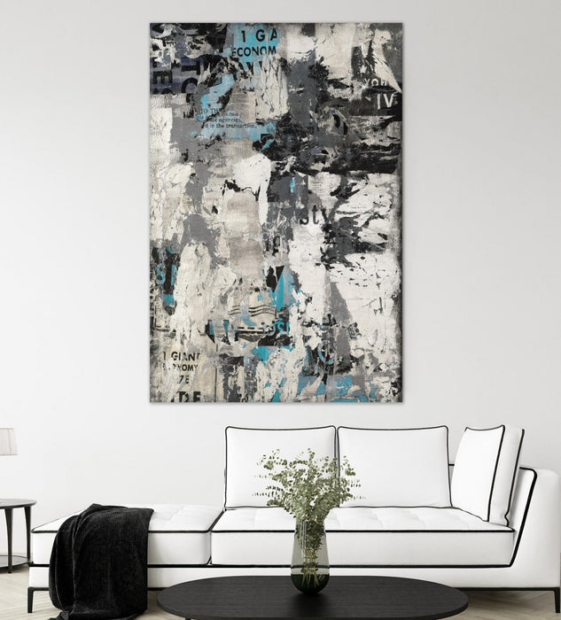 Œuvre d’art murale Giant Art « Wall Street Transactions.tif » 84 x 54