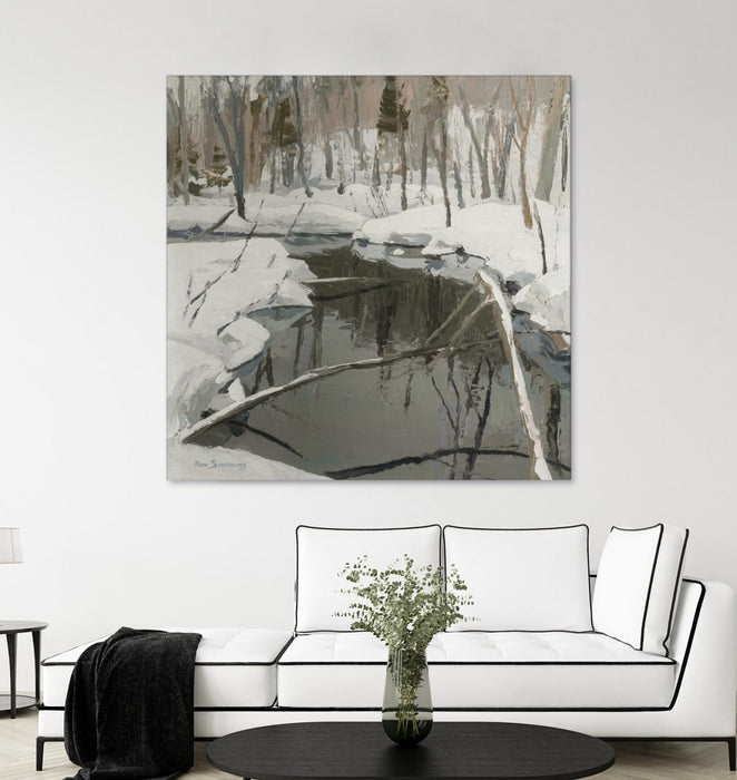 Œuvre d’art murale Giant Art « In The Deep Woods » 54 x 54