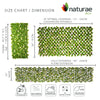 PVC  Expandable Trellis 36"x 72" Yellow Clematis Leaves 