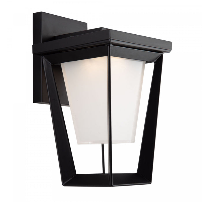 Applique murale Waterbury noire à DEL de 10 W pour l'extérieur