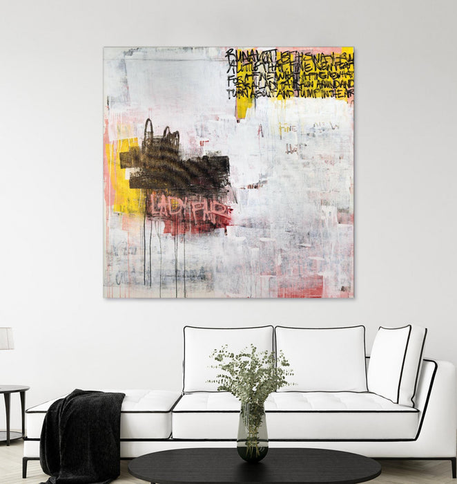 Œuvre d’art murale Giant Art « Jump In The Air » 54 x 54