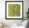 "Opuntia Ii" Matted and Framed Black 30x30 Wall Art