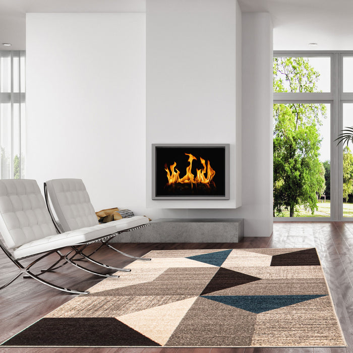Carpette Hadley grisbleu 7 pi 10 po x 10 pi 2 po