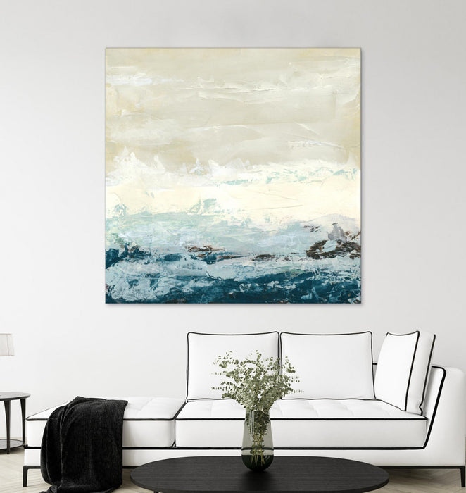 Œuvre d’art murale Giant Art « Coastal Currents I » 72 x 72
