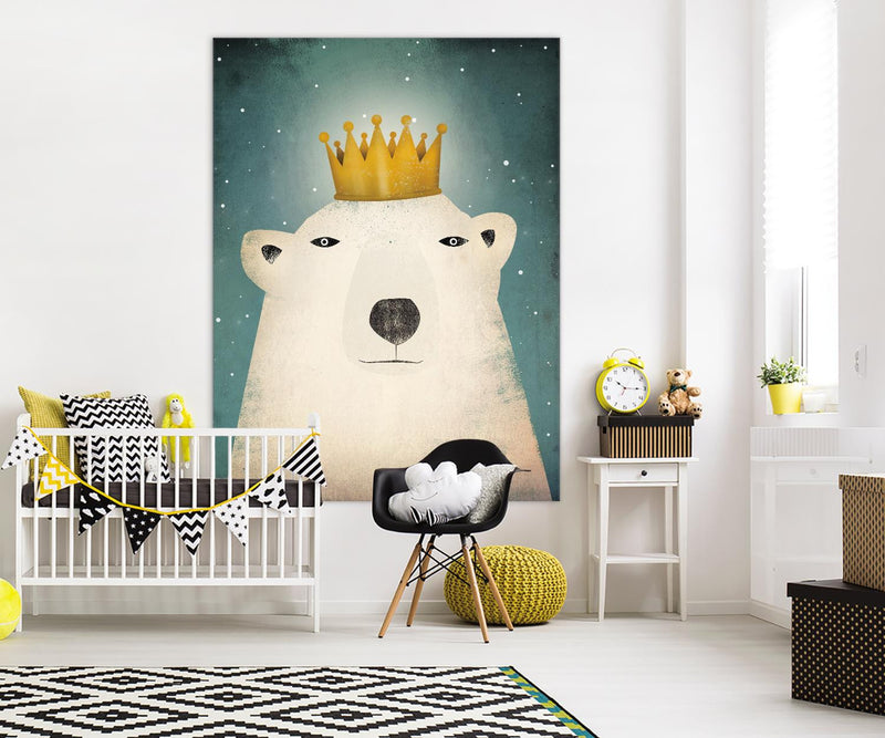 Œuvre d’art murale Giant Art « Polar King » 72 x 54