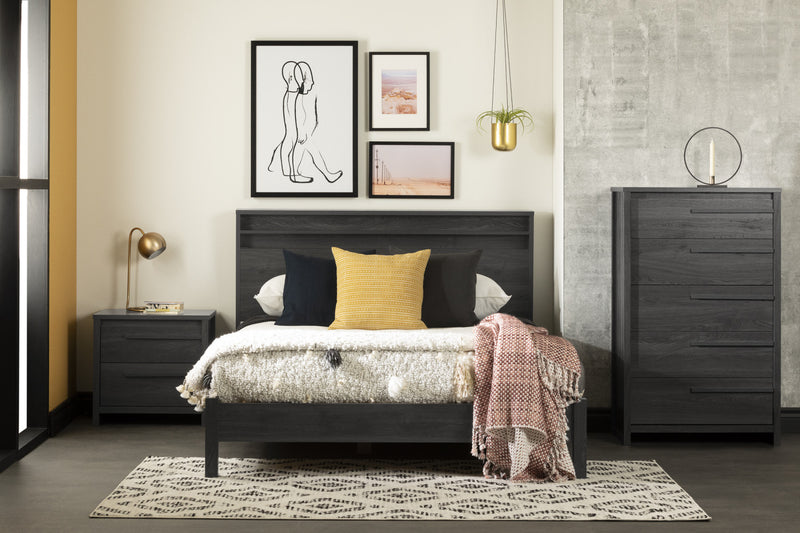 Tao Commode 5 Tiroirs - Chêne gris