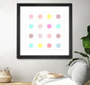 "Pink Iv" Matted and Framed Black 36x36 Wall Art