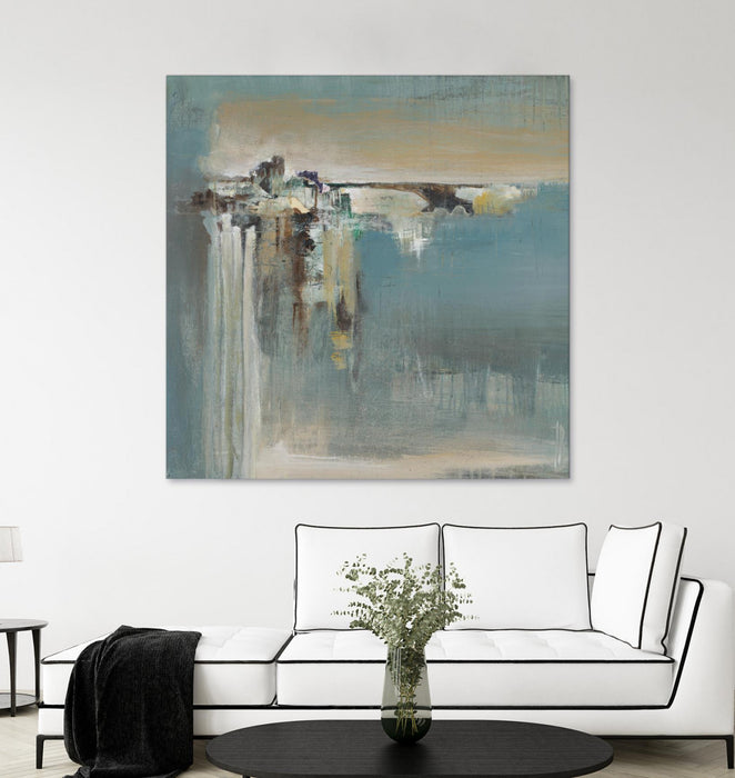Œuvre d’art murale Giant Art « Fragmented Fields » 72 x 72