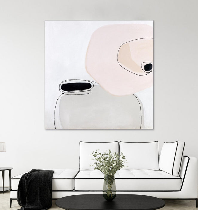 Œuvre d’art murale Giant Art « Tranquility » 72 x 72