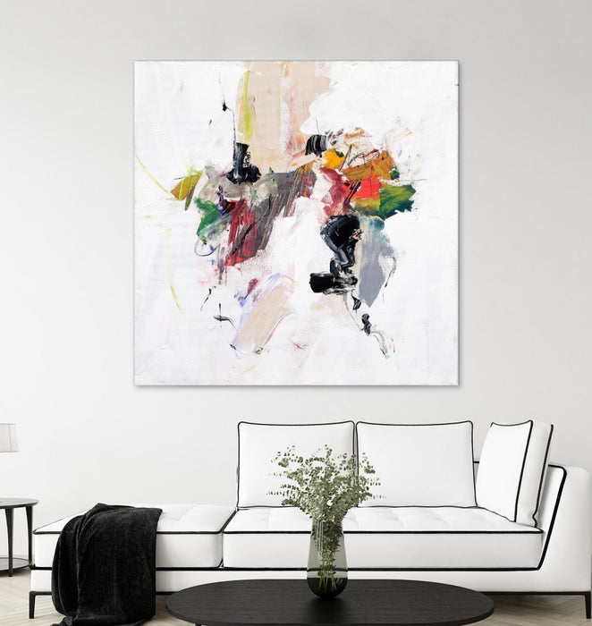 Œuvre d’art murale Giant Art « Go For It » 72 x 72