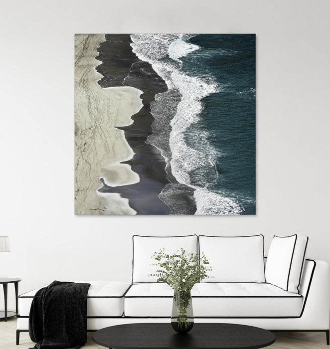 Œuvre d’art murale Giant Art « Molenaar - Running Waves » 72 x 72