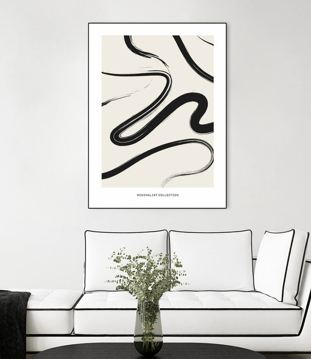 Œuvre d’art murale sur toile encadrée noire « Free » 24 x 32
