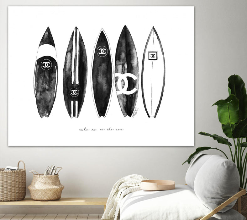 Œuvre d’art murale Giant Art « Surf Landscape » 72 x 54