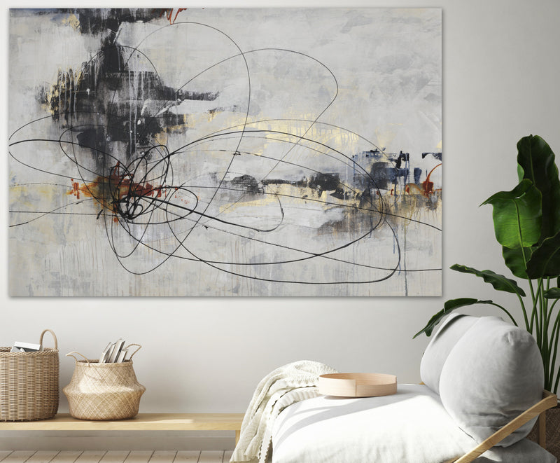 Œuvre d’art murale Giant Art « Mess With The Mind I » 72 x 48