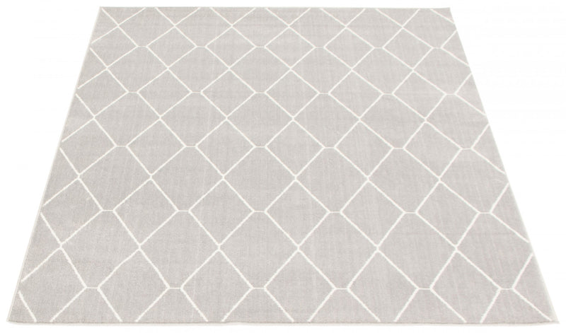 Carpette August griseblanche 5 pi 3 po x 7 pi 3 po