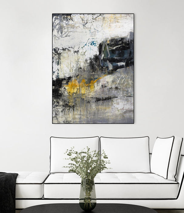 Œuvre d'art murale sur toile encadrée noire « The Hike » 30 x 40