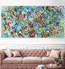 "Lignes 2" Giant Art 72x36 Wall Art