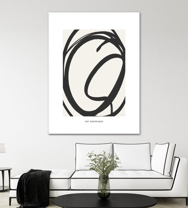 Œuvre d’art murale Giant Art « Circle I » 72 x 54
