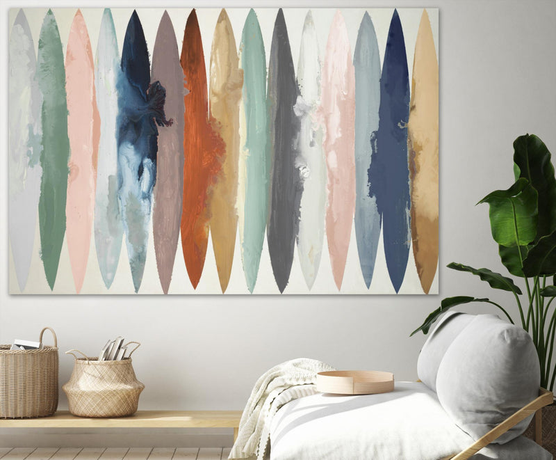 Œuvre d’art murale Giant Art « Even Flow V7 » 72 x 48